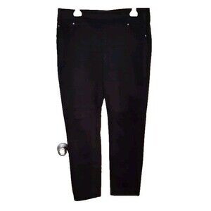 Kim Rogers Women’s Size 10 Black Tummy Control Straight Leg Leggings